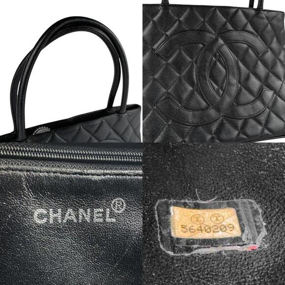 CHANEL Black Caviar Leather Bag - Picture 5 of 5